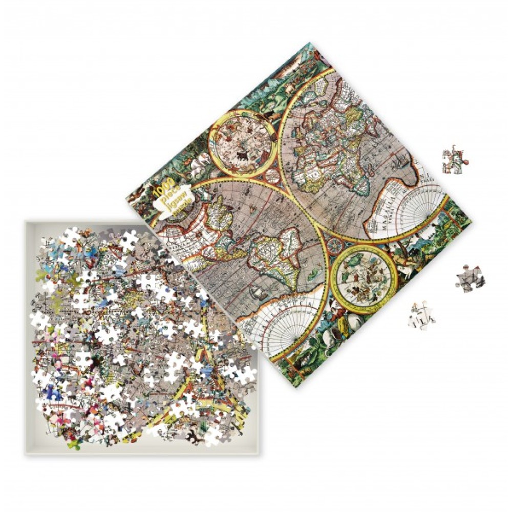 Antique Map of the World pussel 1000 bitar Antique Map of the World pussel 1000 bitar